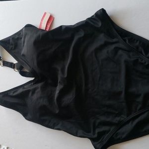 Uncommon Sense Black Scoopback One-Piece Swimsuit